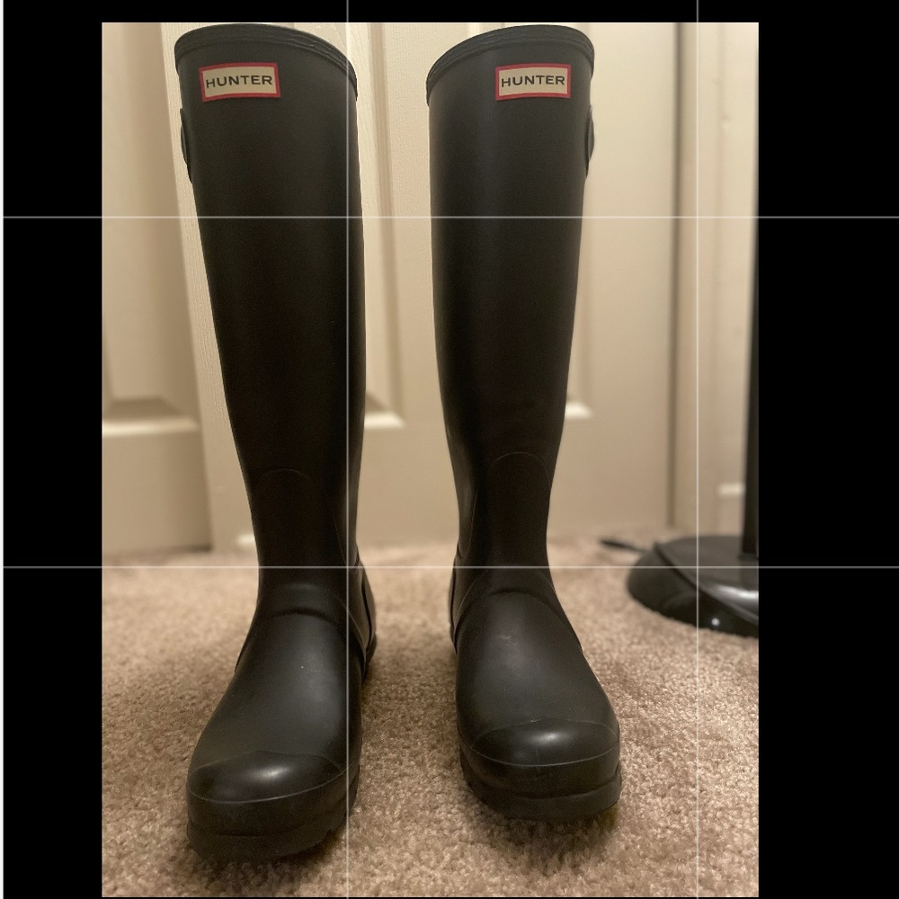 Black Hunter Tall Rain Boots